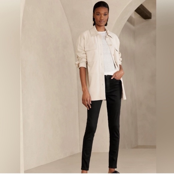 NWT! Banana Republic Premium Denim Black High Rise + Skinny - Multiple🔹 - Picture 1 of 16